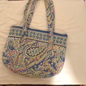Vera Bradley blue paisley Betsy purse
